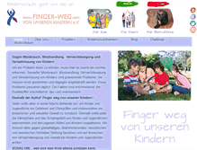 Tablet Screenshot of finger-weg.info